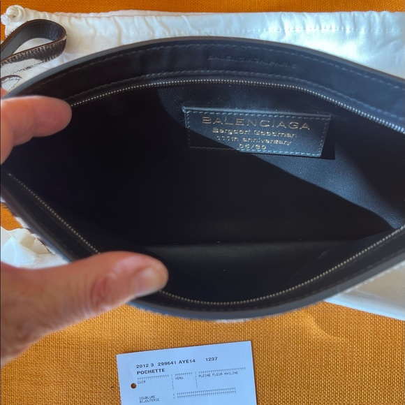 BALENCIAGA Animal print clutch bag - Picture 6 of 7